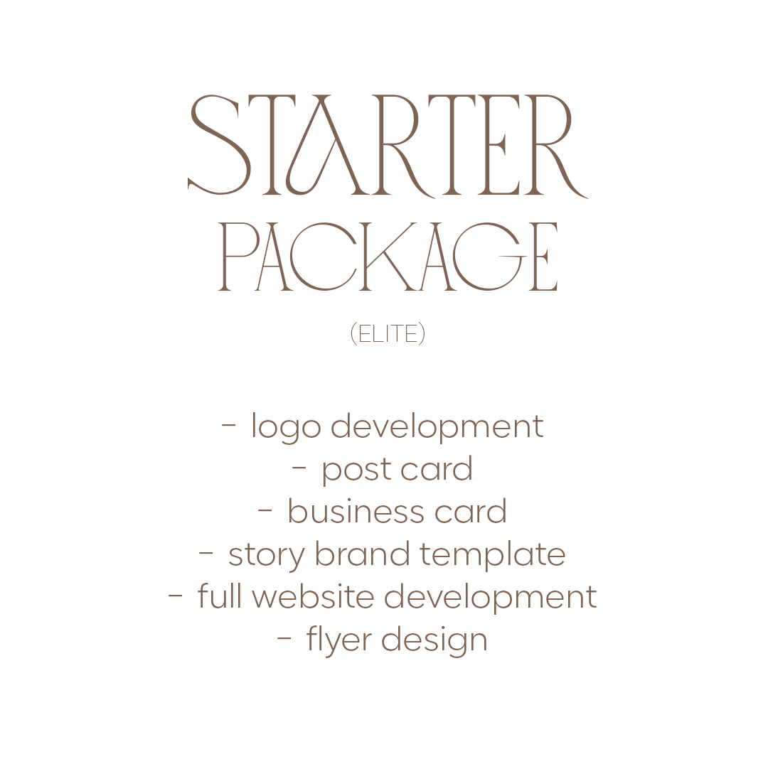 Starter package elite